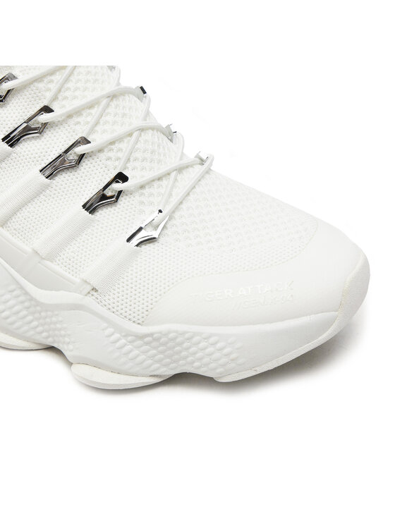 Plein Sport Sneakersy Plein Sport SADS USC0518 STE003N Biela