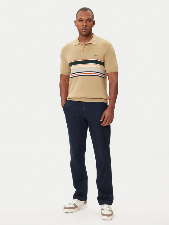 Lacoste Lacoste Polo AH5200 Beis Regular Fit