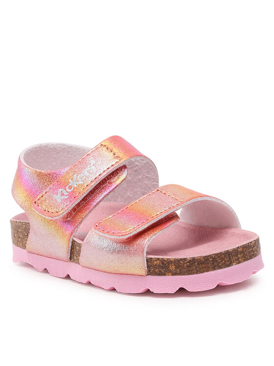 Sandały Kickers Summerkro 895453-10 Różowy | Eobuwie.com.pl