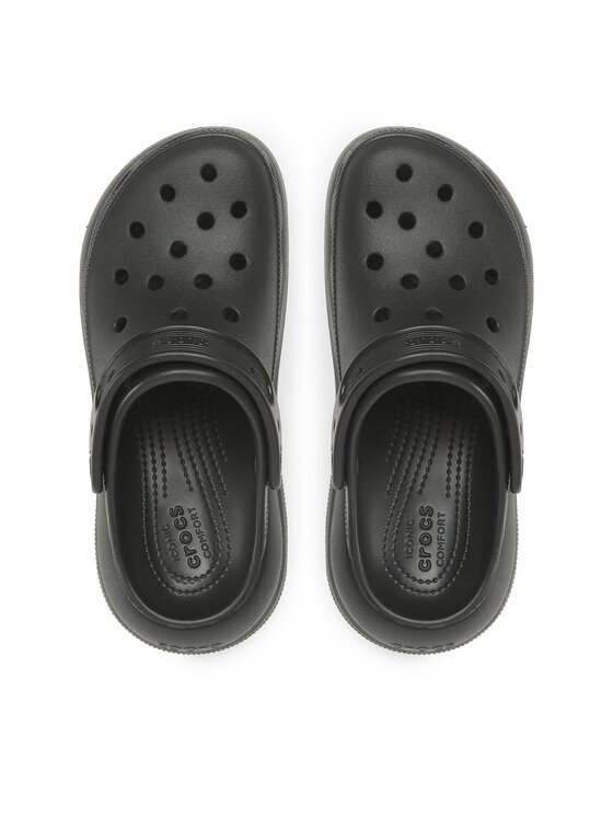 Crocs Шльопанці Crocs Classic Crush Clog 207521 Чорний