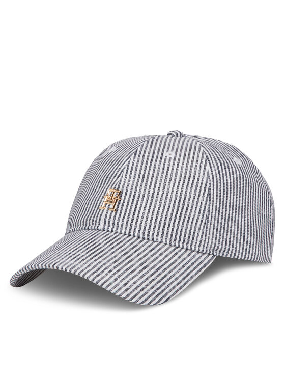Tommy Hilfiger Шапка с козирка Tommy Hilfiger Premiu Beach AW0AW17141 Син