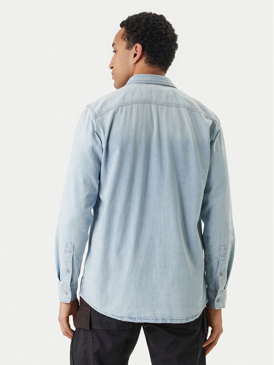 G-STAR G-Star Raw camicia di jeans D27083-D252 Celeste Regular Fit