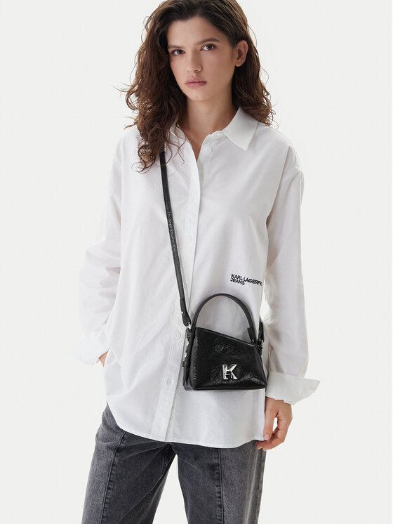 Karl Lagerfeld Jeans Torbica Karl Lagerfeld Jeans B1W30189 Crna