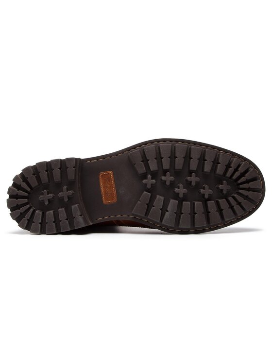 Clarks Čižmy Clarks Montacute Lord 203517907 Hnedá