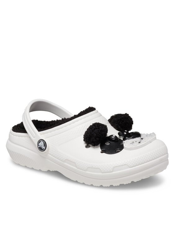 Crocs Šľapky Crocs Classic Lined Iam Panda Bear Clog T 210395 Biela
