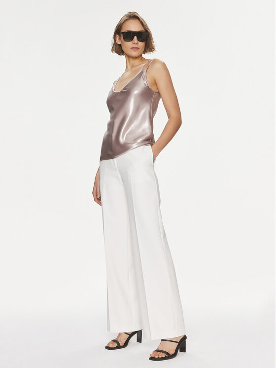 BOSS Boss Felső Besatie 50512748 Barna Regular Fit
