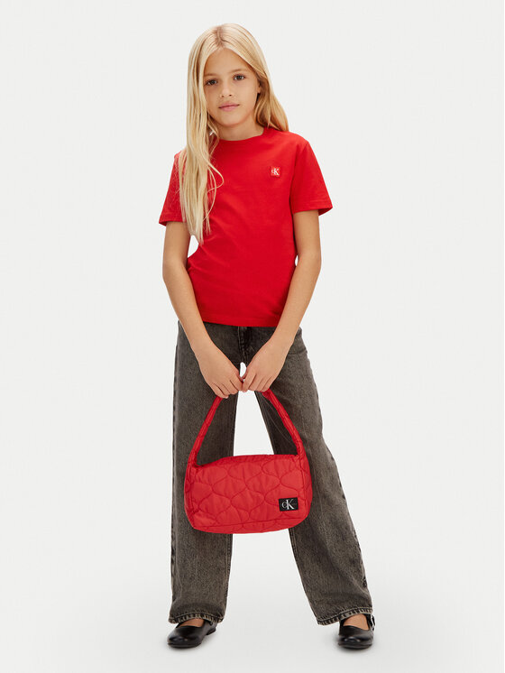 Calvin Klein Jeans Calvin Klein Jeans Camiseta IU0IU00543 Rojo Regular Fit