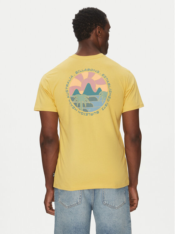 Billabong Billabong Majica Brightness Ss EBYZT00306 Rumena Regular Fit