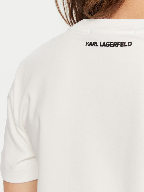 KARL LAGERFELD KARL LAGERFELD T-shirt A1W17130 Bianco Regular Fit