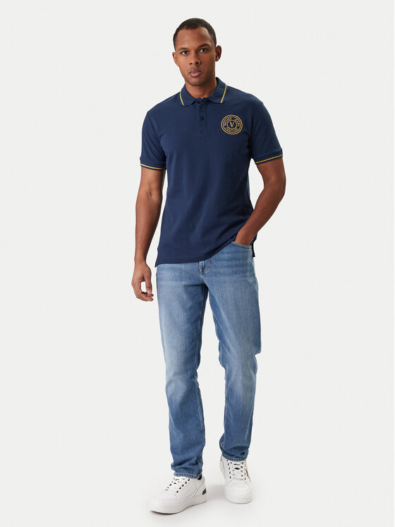 Versace Jeans Couture Versace Jeans Couture Polo 80GAGT03 CJ01T Azul Regular Fit