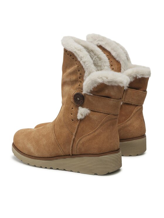 Skechers Botine Skechers Cozy Peak 49811/TAN Maro