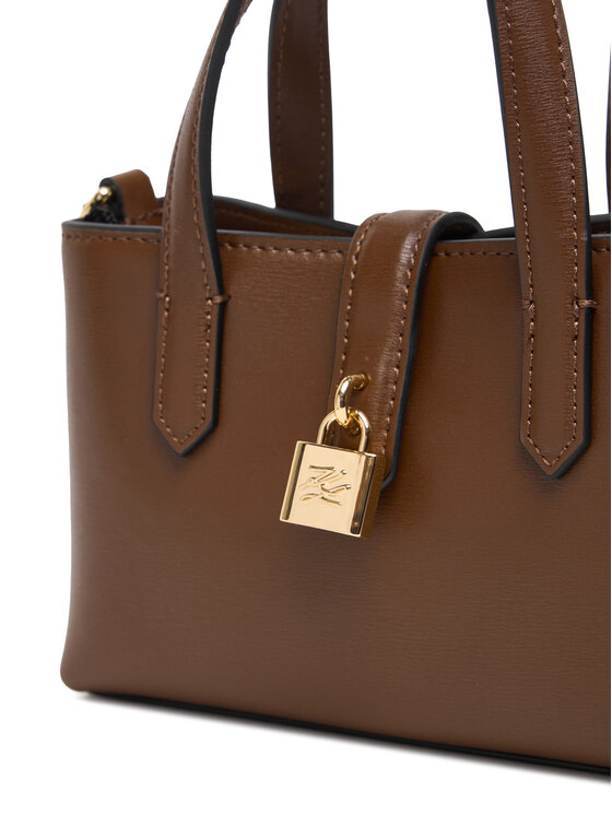 KARL LAGERFELD Ročna torba KARL LAGERFELD B1W32027 Rjava