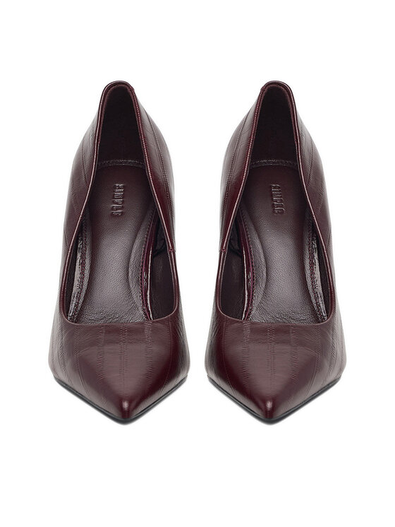 Simple Augstpapēžu kurpes Simple EO-LT2747-1 Bordo