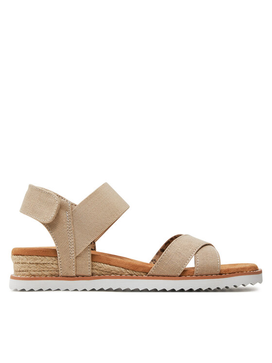 Sandale Skechers Desert Kiss-Secret Picnic 33386/NAT Bej | Epantofi.ro
