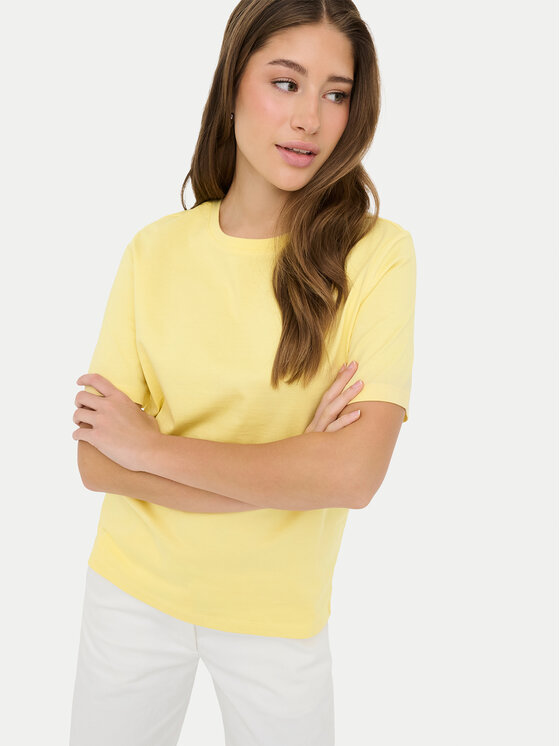 ONLY ONLY Camiseta Freja 15367970 Amarillo Regular Fit