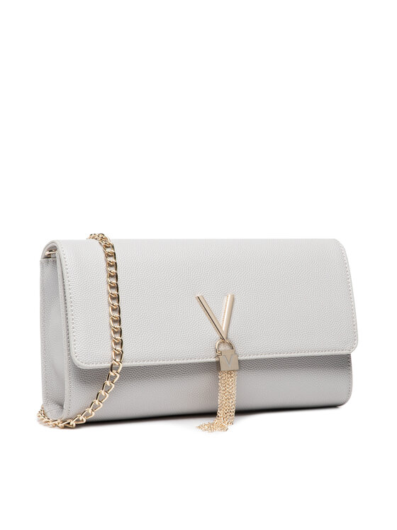 Valentino Ročna torba Valentino Divina VBS1R401G Siva