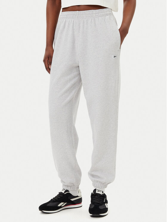 Reebok Reebok Pantalones de chándal 100221467 Gris Regular Fit