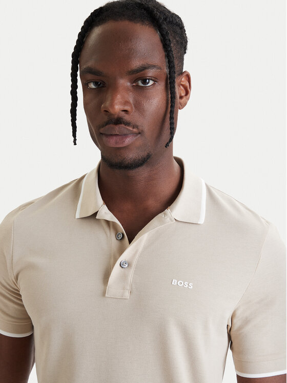 BOSS BOSS Polo Parlay 190 50494697 Beis Regular Fit