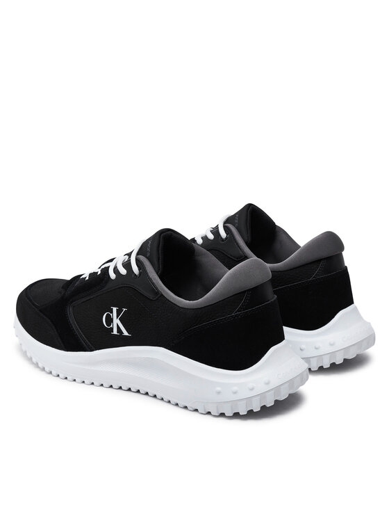 Calvin Klein Jeans Superge Calvin Klein Jeans Eva Runner Low Mg Wmm YM0YM01145 Črna