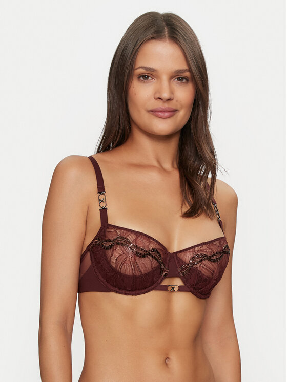 Chantelle X Chantelle X Reggiseno Balconette Xtravagant C06GN7 Bordeaux