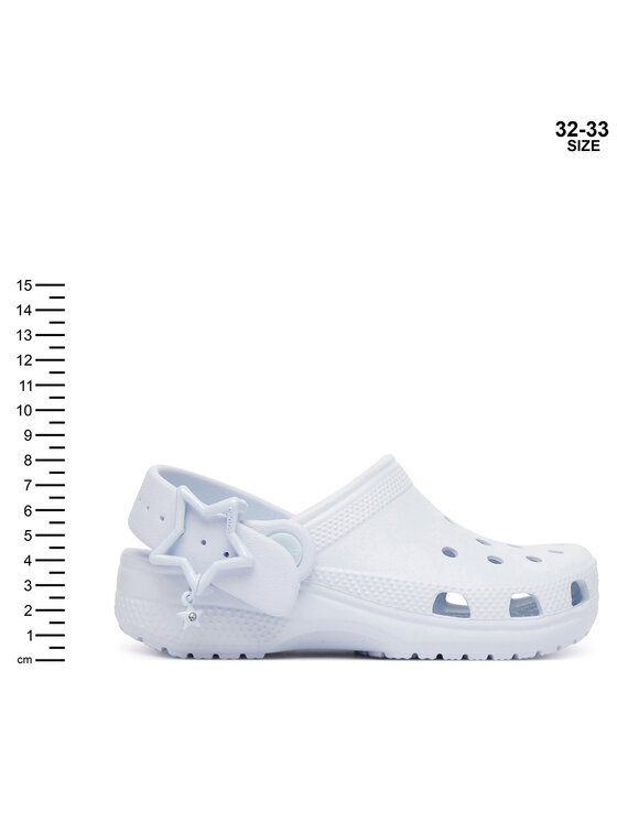 Crocs Klapki Crocs Classic Star Buckle Clog 213941 Niebieski jasny