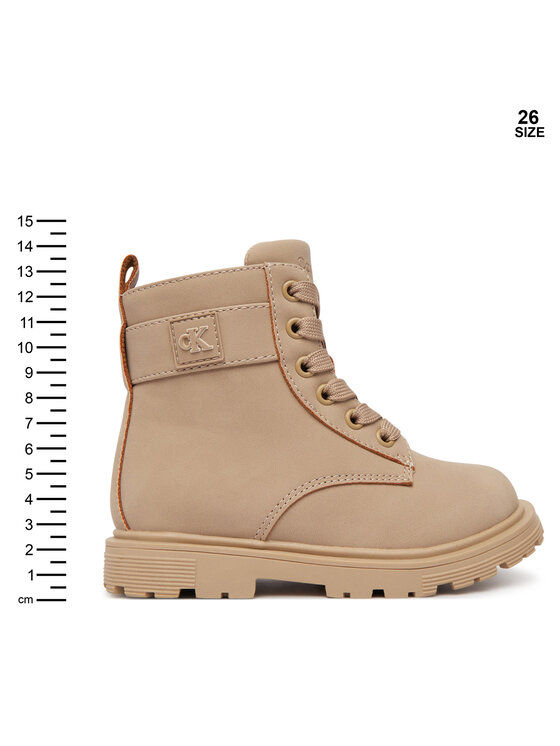 Calvin Klein Trzewiki Calvin Klein Cher V1A5-83409-0315 Beżowy