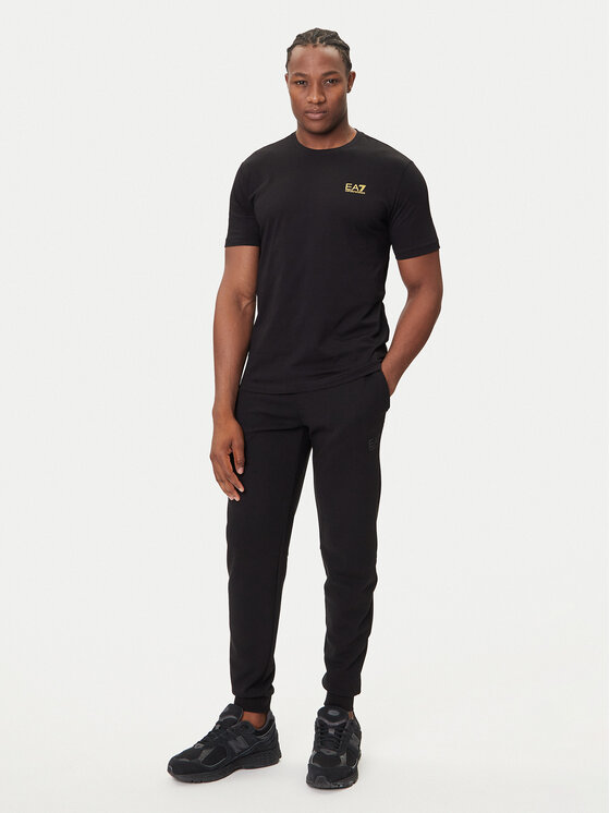 EA7 Emporio Armani EA7 Emporio Armani Marškinėliai 7M000567 AF10375 MC004 Juoda Regular Fit