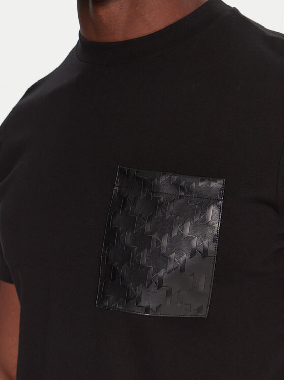 KARL LAGERFELD KARL LAGERFELD Camiseta 755047 554225 Negro Regular Fit