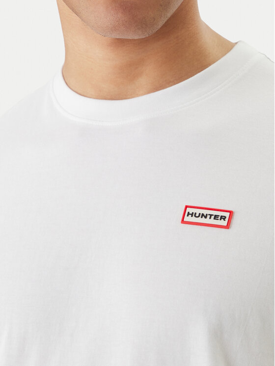 Hunter Hunter Póló Essentials HARM0085252 Fehér Regular Fit