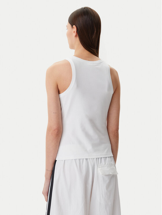 adidas adidas Топ Essentials Linear JC5799 Білий Slim Fit