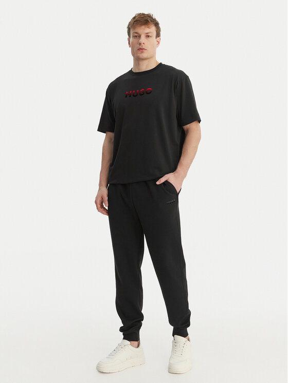 HUGO HUGO Camiseta Gradient 50556667 Negro Regular Fit