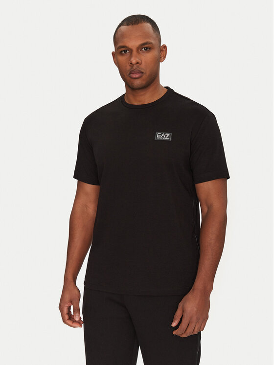 EA7 Emporio Armani EA7 Emporio Armani Póló 7M000516 AF14616 UC001 Fekete Regular Fit