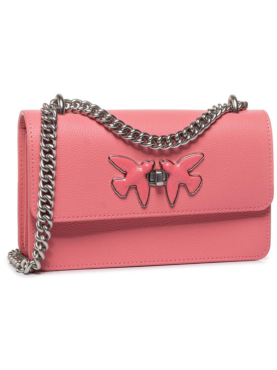 PINKO Ročna torba Pinko Free Flight Mini C PE 20 PLTT 1P21ML Y65Z Roza
