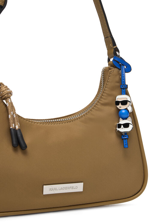 KARL LAGERFELD Kabelka KARL LAGERFELD B1W32068 Hnedá