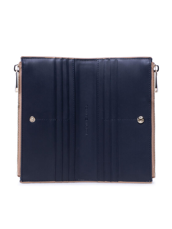 Tommy Hilfiger Portofel Tommy Hilfiger Honey Slim Wallet AW0AW10546 Maro