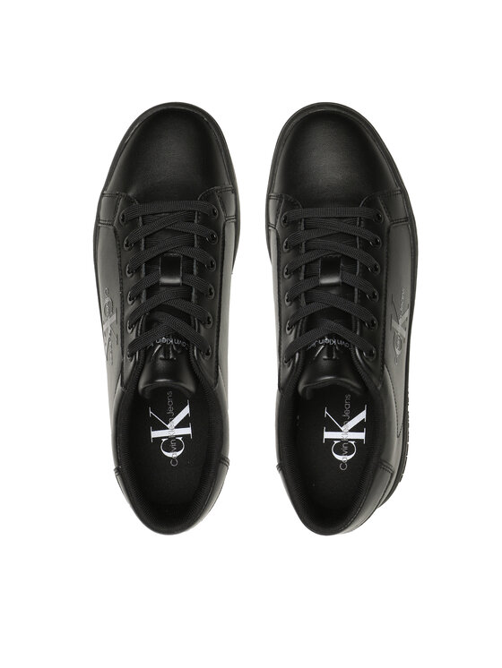 Calvin Klein Jeans Tenisice Calvin Klein Jeans Classic Cupsole Laceup Low Lth YM0YM00491 Crna