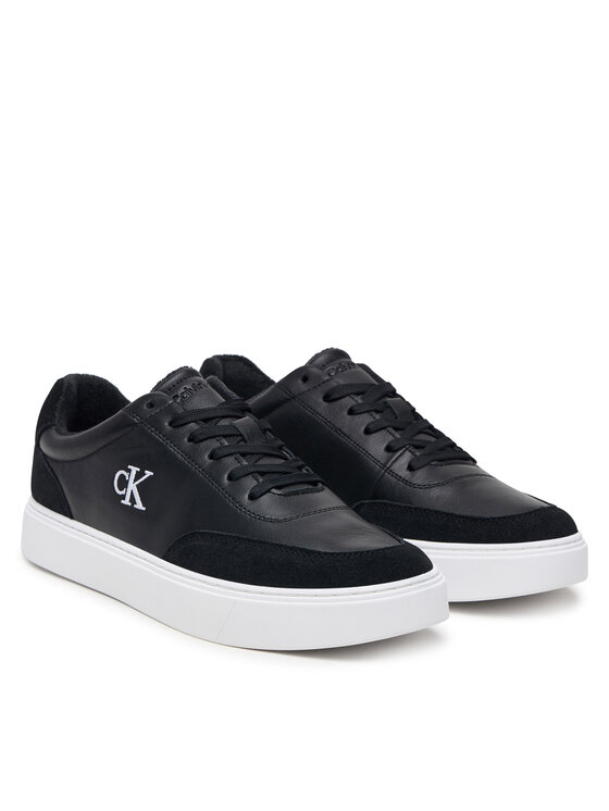 Calvin Klein Sneakersy Calvin Klein Classic Cups Oxf Tmb Lth-Su Tc HM0HM02354 Černá