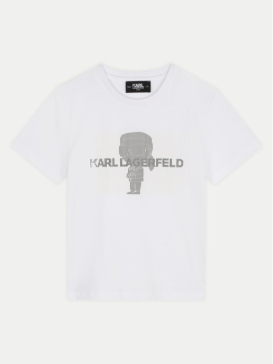 Karl Lagerfeld Kids Karl Lagerfeld Kids Футболка Z30239 D Білий Regular Fit