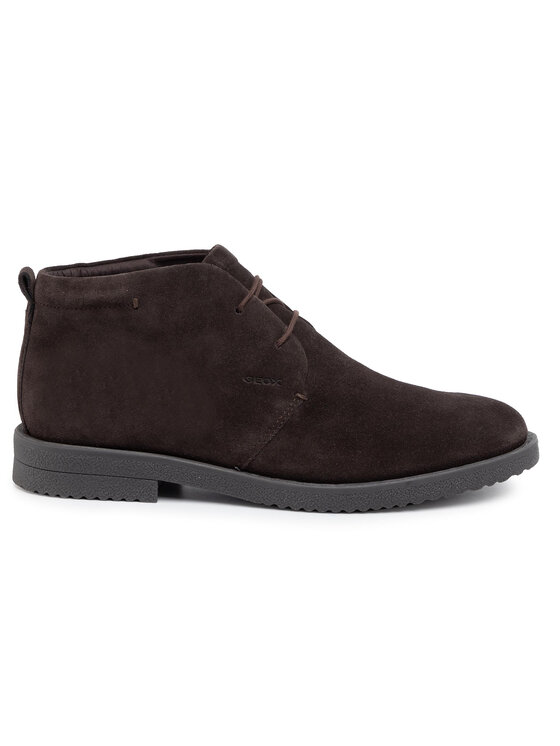 Geox Šnurovacia obuv Geox U Brandled B U943MB 00022 C6024 Hnedá