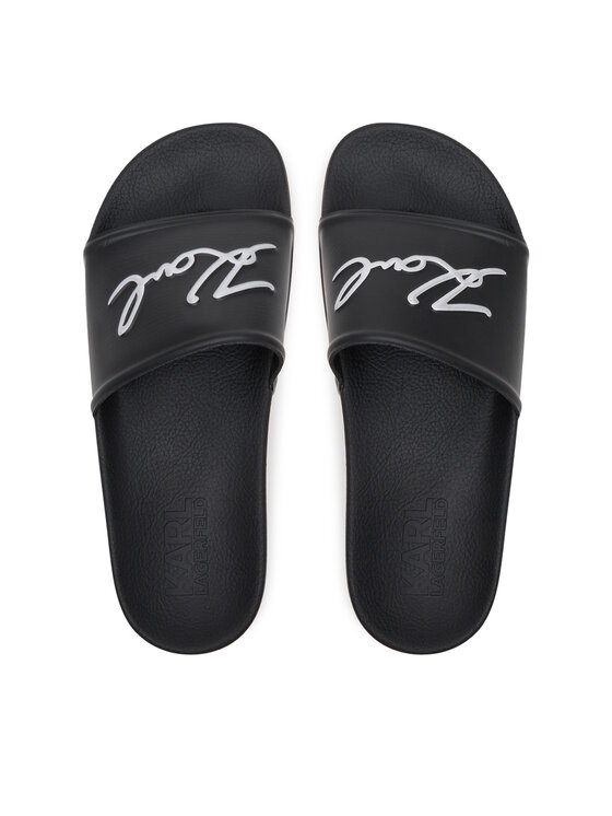 KARL LAGERFELD Шльопанці KARL LAGERFELD Kondo 2.0 KL80910 Чорний