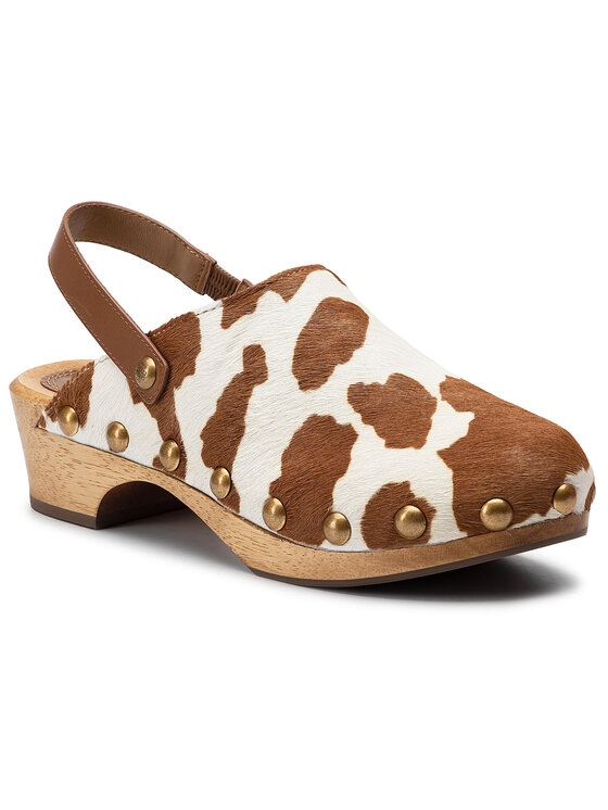 Tory Burch Сабо Tory Burch Blythe 50MM Studded Clog 56904 Білий