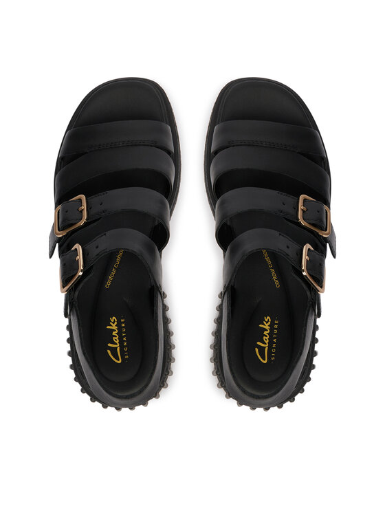 Clarks Босоніжки Clarks Evamar Strap 26185888 Чорний