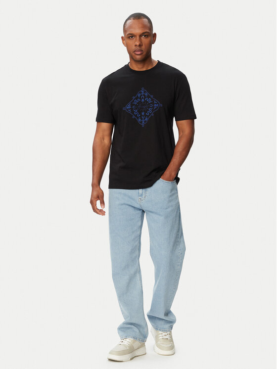 HUGO HUGO Camiseta Nerberri 50572760 Negro Regular Fit