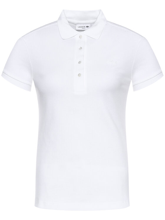 Lacoste Lacoste Поло PF5462 Білий Slim Fit