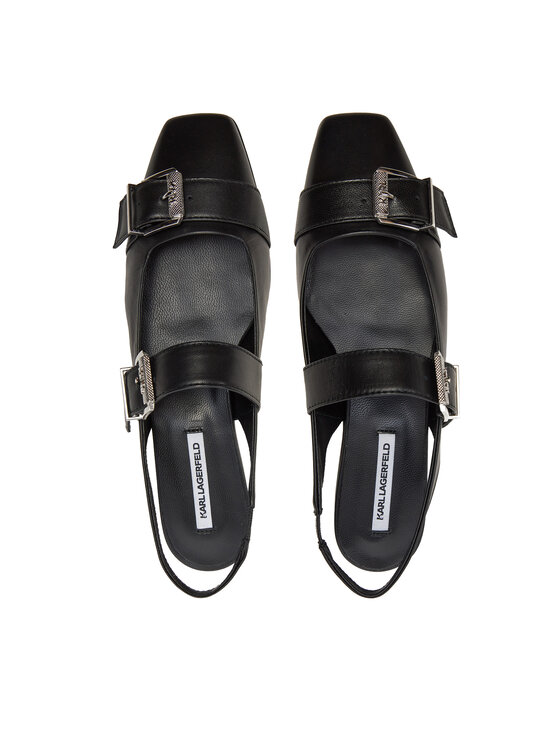 KARL LAGERFELD Балетки KARL LAGERFELD Konnie KL40186 Чорний