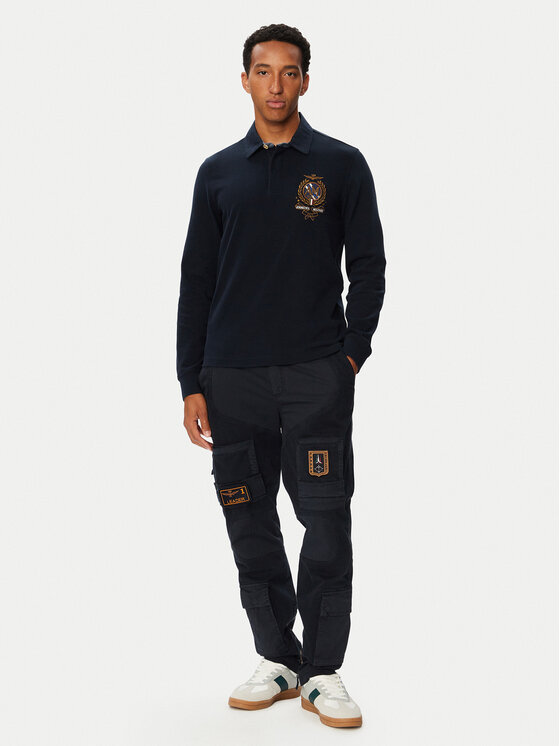 Aeronautica Militare Aeronautica Militare Polo 262PO1954UJ00752 Azul marino Regular Fit