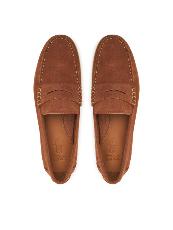 Polo Ralph Lauren Mokasíny Polo Ralph Lauren Merton Penny 803945275002 Světle hnědá