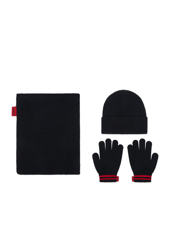 Spiderman Set: gorro, bufanda de tubo y guantes Spiderman CEO-ACCCS-AW26-309SPRMV Negro