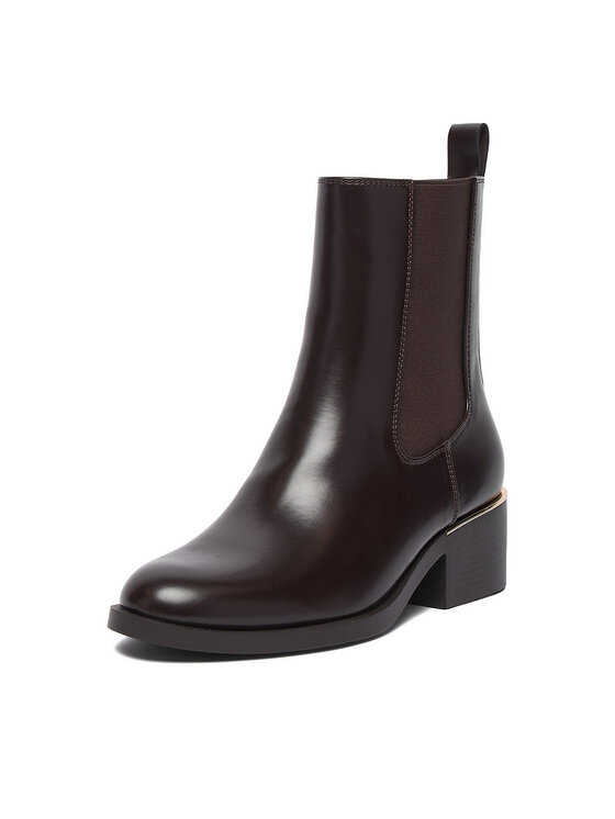 JENNY Botki JENNY CEO-CC2572LY Brązowy ciemny