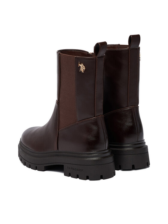 U.S. Polo Assn. Ботильйони U.S. Polo Assn. EO-SVETA003W/GYE1 Коричневий